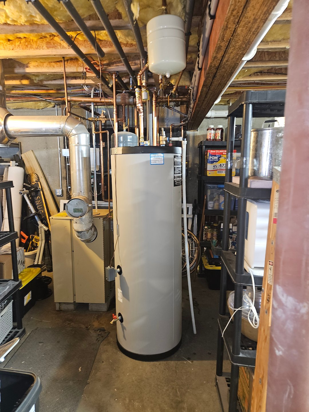 60-Gallon Indirect Water Heater Installation in Chichester New Hampshire